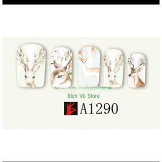 Decal nước dán móng mã A