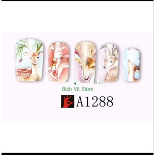 Decal nước dán móng mã A