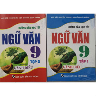 Sách - Combo Hướng dẫn học tốt Ngữ Văn 9 Tập 1 + tập 2  ( Bám sát SGK Cánh Diều) HA