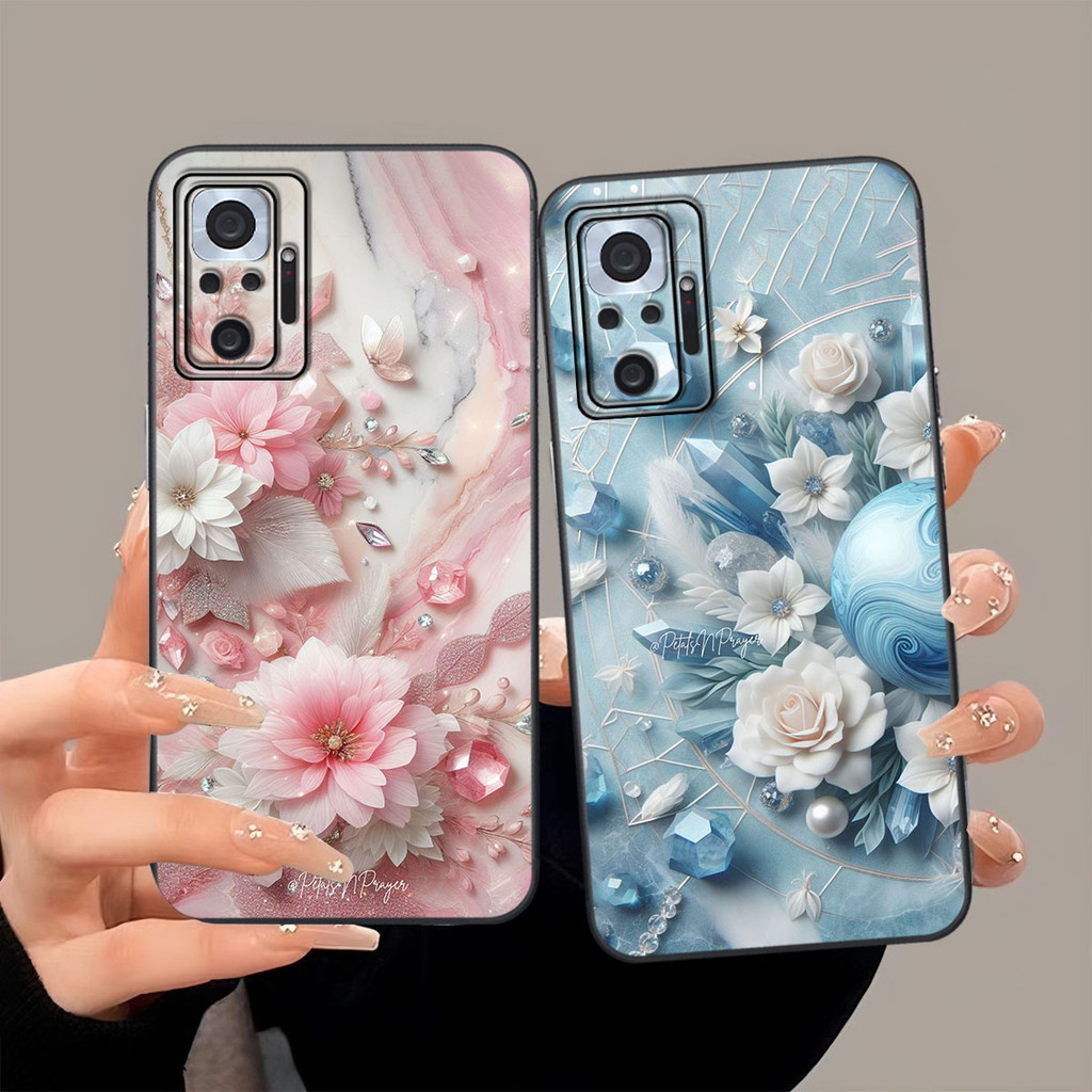 Ốp lưng Xiaomi Redmi Note 10 / Note 10 5G / Note 10s / Note 10 Pro / Poco M5s in hình hoa siêu đẹp - V Phone