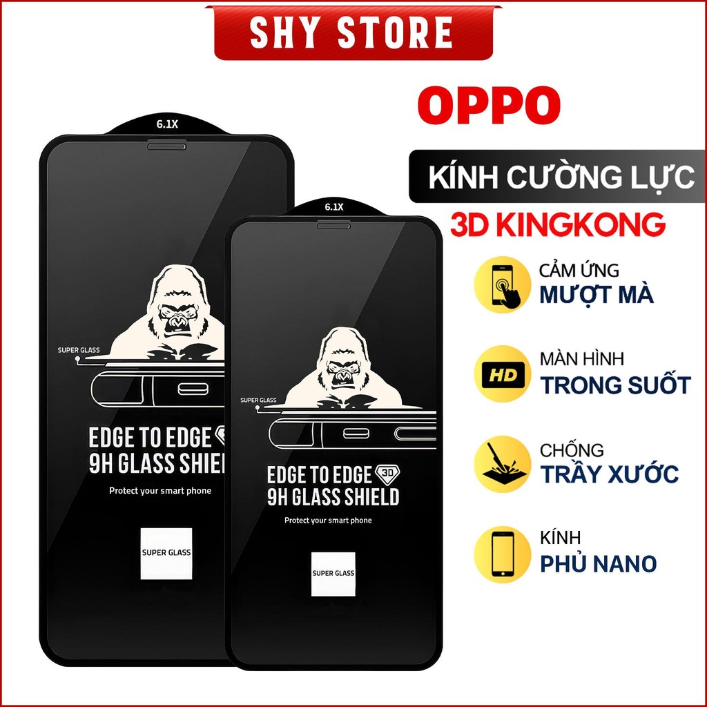 Kính cường lực OPPO A56 5G Trong suốt, miếng dán bảo vệ màn hình