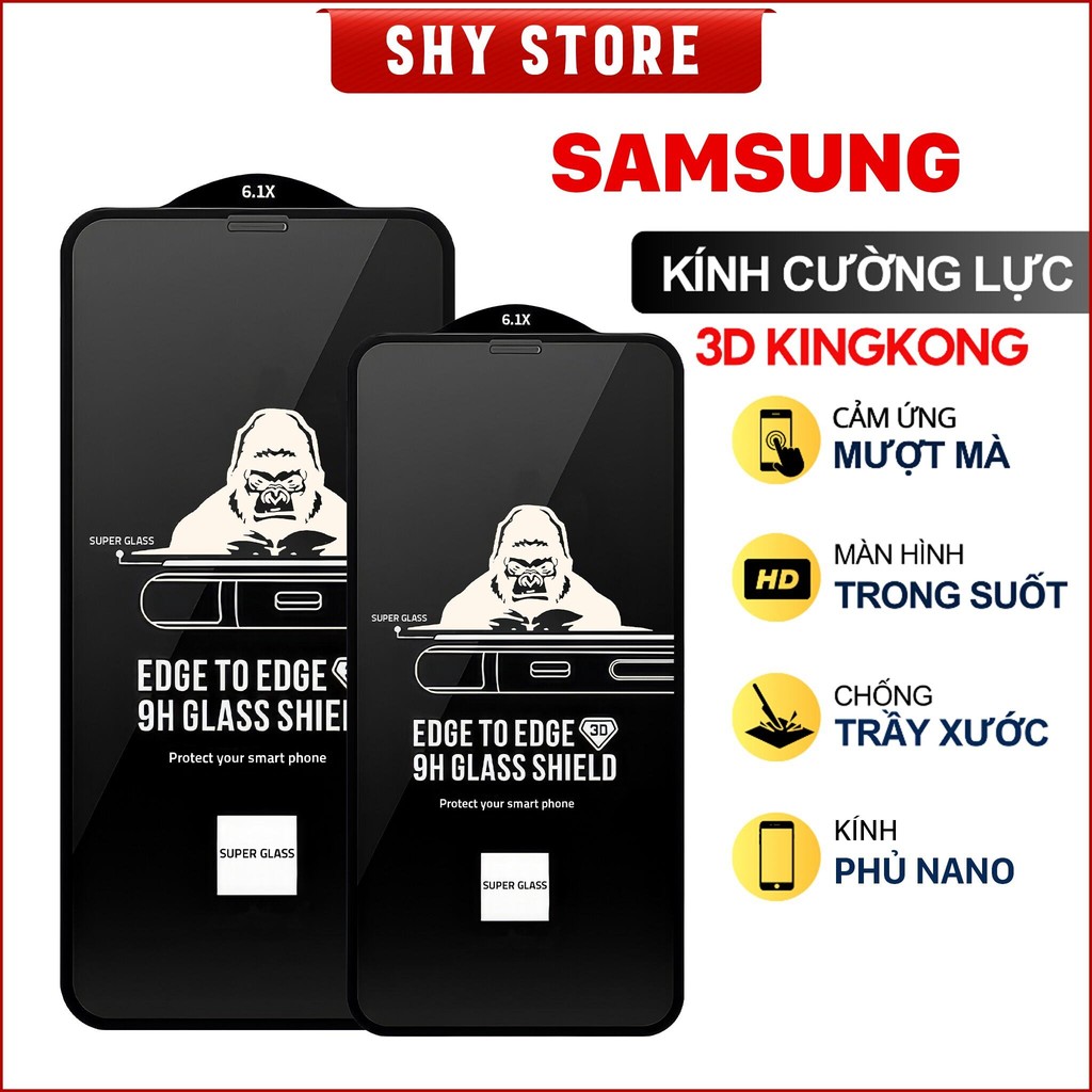 Kính cường lực Samsung A02 A02s Trong suốt, miếng dán bảo vệ màn hình