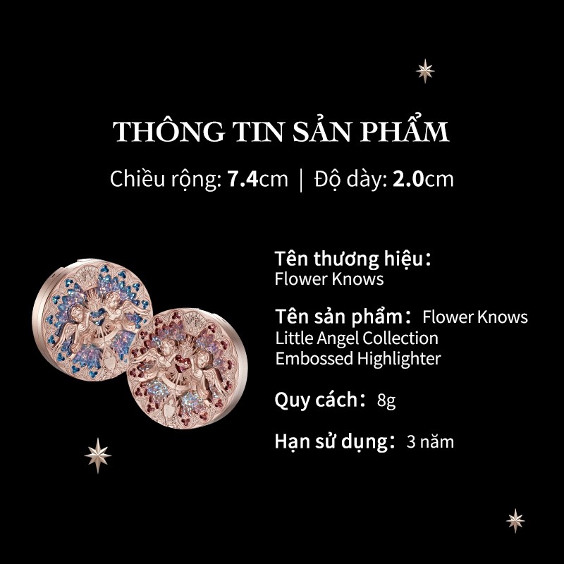 Phấn bắt sáng dập nổi FLOWER KNOWS bộ sưu tập Little Angel 8g | BigBuy360 - bigbuy360.vn