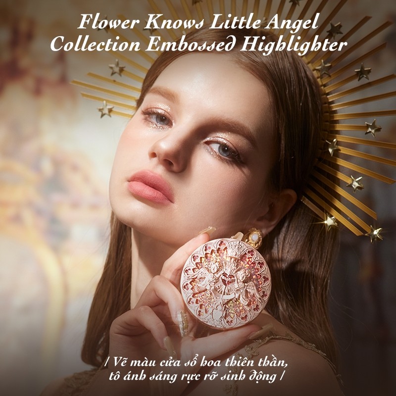 Phấn bắt sáng dập nổi FLOWER KNOWS bộ sưu tập Little Angel 8g | BigBuy360 - bigbuy360.vn