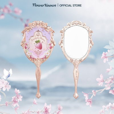 Gương cầm tay FLOWER KNOWS màu dâu tây xinh xắn [gift] fk2026