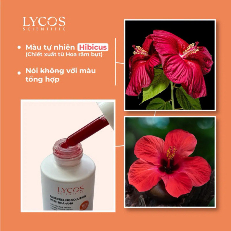 Tinh chất peeling Lycos (𝟏𝟎%𝐀𝐇𝐀 – 𝟐%𝐁𝐇𝐀)