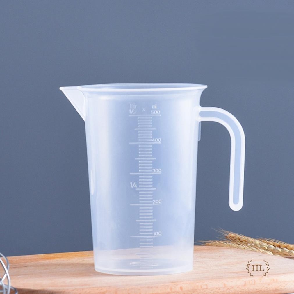 Ca Đong 1000ml Nhựa Có Vạch Chia Định Lượng - Chuẩn nhựa PP | CA ĐONG 1L