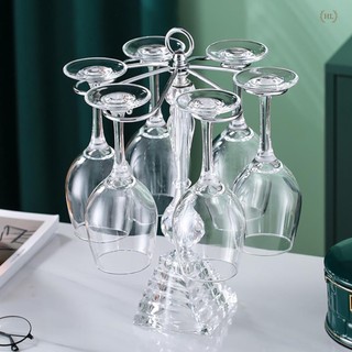 Giá treo ly rượu vang Inox Mica Cao Cấp | Treo Vang Cao Cấp H64 Phù hợp với mọi loại ly vang Decor