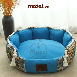 Nệm tròn mềm Joy Monkey cho chó mèo [Giao màu ngẫu nhiên]