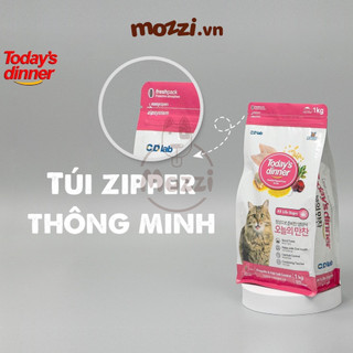 [Bịch 1kg] Today's Dinner Thức ăn Hạt cho mèo mọi lứa tuổi