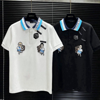Áo polo ĐÔN CHỀ hoạ tiết thêu logo phối cổ dệt chữ siêu đẹp - Áo polo nam hàng siêu cấp hot trend 2025