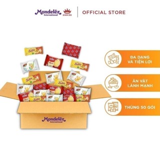 Combo Ăn Vặt "Dinh Dưỡng" Bánh AFC, Cosy, Solite, Hộp 1198G