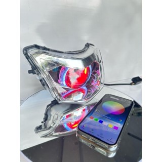 Bi Cầu Độ Sẵn Wave 50-100-110 Cắt Nanh Đẹp Độ Bi E11+ Và F11 Mắt quỷ đổi Màu + 3D Trắng