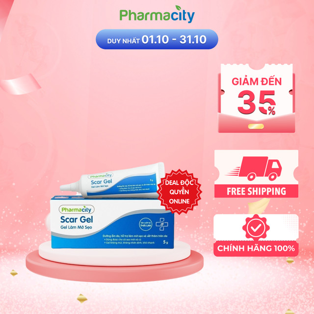 Gel Làm Mờ Sẹo Pharmacity 5 g