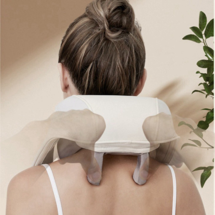 Máy Massage Cổ Vai Gáy 6D - Gối Massage Cổ Váy Thư Giãn Văn Phòng, Người Cao Tuổi