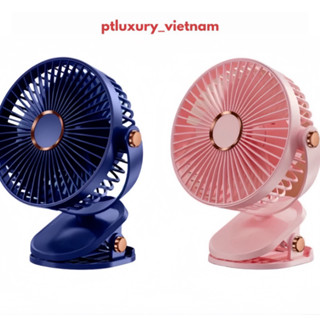 Quạt mini để bàn 5 mức độ gió có đèn led pin 5000 MHA Và 10000 MHA - PTLUXURY