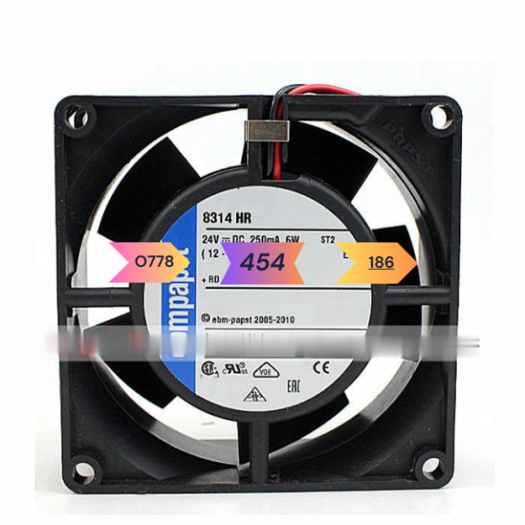 8314 HP, 3314, 3312 8 9Cm 24V Quạt Biến Tần