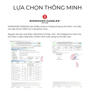 Nến Thơm Cao Cấp Hương Mật Ong Honey Size 8.8oz Thương Hiệu Workshop Candles H&H Home