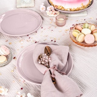 Đã ẩn - Đĩa sứ STAUB 26cm, màu cherry blossom