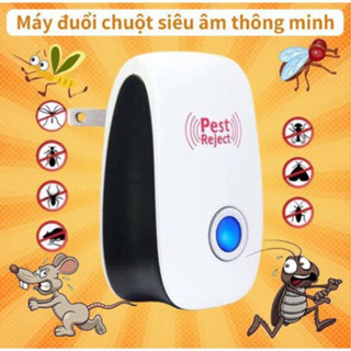 Máy đuổi muỗi sóng siêu âm, Máy Xua Đuổi Chuột, Muỗi, Gián, Kiến, Côn trùng bằng sóng siêu âm Pest Reject Gia Dụng _ Tiệ