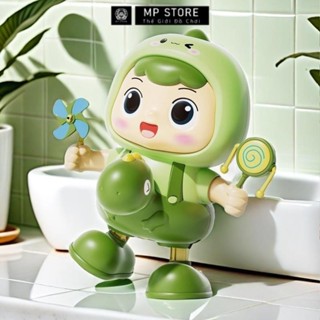 Đồ chơi Robot em bé rồng nhún nhảy vui nhộn, Em bé rồng nhảy múa có đèn phát nhạc di chuyển cho bé MP Store