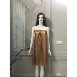 Váy quây spa siêu đẹp - chất phi lụa mềm mịn loại 1