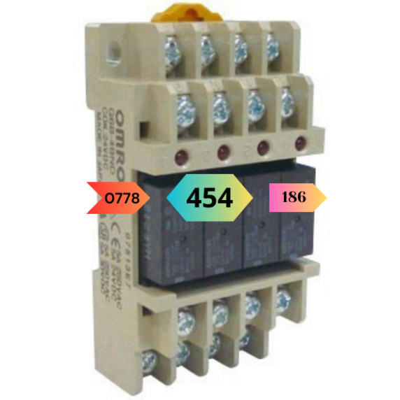 Relay khối omron G6B-4BND DC24