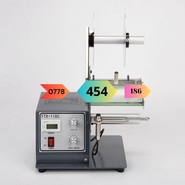 [Mới] FTR-118C Máy Bóc Tem Nhãn Trong Suốt