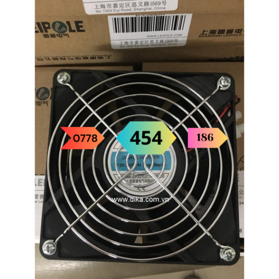 [Mới] F2E-120S-24 Quạt gió Leipole