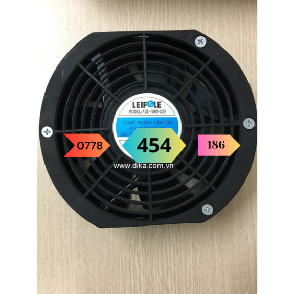 [Mới] F2E-150S-230 Quạt gió Leipole