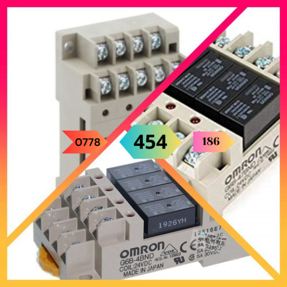 [Mới] Rơ le Omron G6B-47BND, DC24 giá tốt