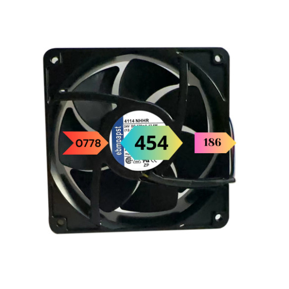 Quạt 4114nh3, 4114nhh/nhhr 24V 12038 ebmpapst