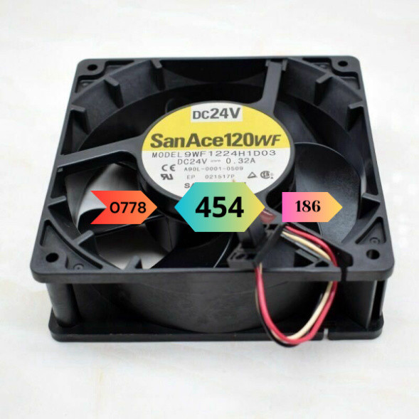 9wf1224h1d03 24V 0.32a , Quạt FANUC A90L-0001-0509 Sanyo