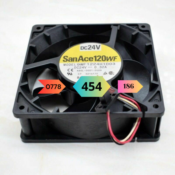 [Mới] 9wf1224h1d03 24V 0.32a , Quạt FANUC A90L-0001-0509 Sanyo