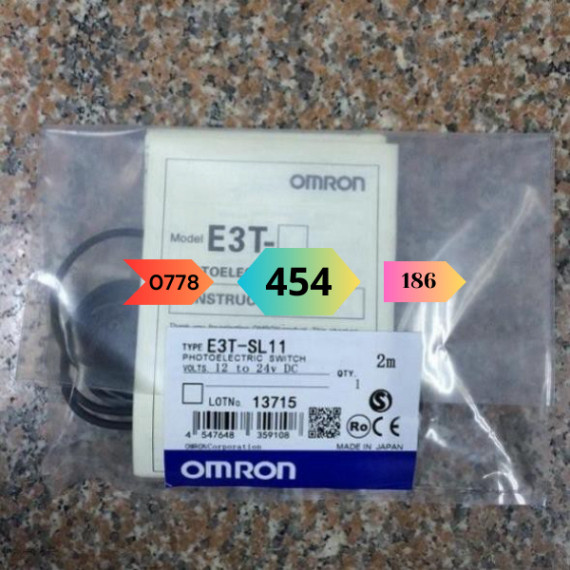 [Mới] Cảm biến quang điện E3T-SL11 2M Omron