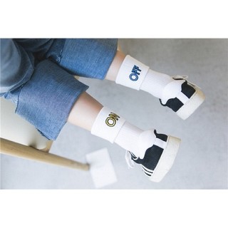 Tất Cổ Cao Nam Nữ OffWhite Thời Trang