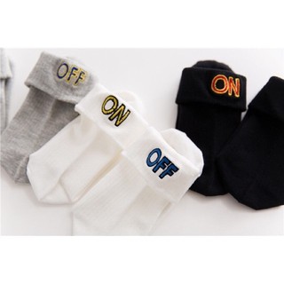 Tất Cổ Cao Nam Nữ OffWhite Thời Trang