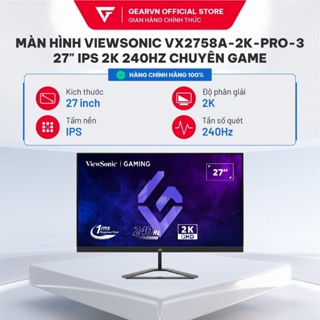 Màn hình ViewSonic VX2758A-2K-PRO-3 27" IPS 2K 240Hz chuyên game