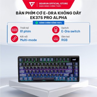 Bàn phím cơ E-Dra không dây EK375 Pro ALPHA Blue/Brown/Red Switch
