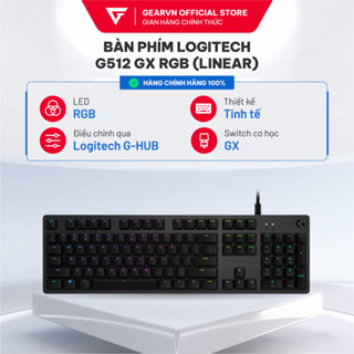  Bàn phím Logitech G512 GX RGB Tactile  Linear  Clicky 