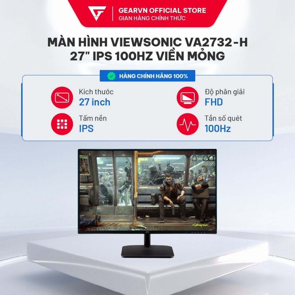 Màn hình Viewsonic VA2732A-H 27" IPS 120Hz viền mỏng | BigBuy360 - bigbuy360.vn