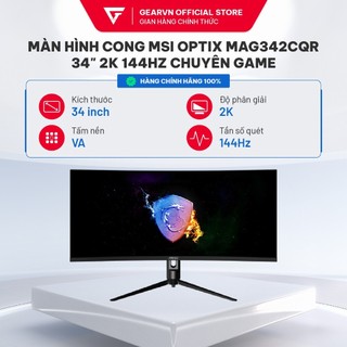  Màn hình cong MSI OPTIX MAG342CQR 34" 2K 144Hz chuyên game 