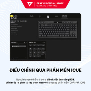 Bàn phím cơ Gaming Corsair K70 PRO MX Cherry Switch BH 24 tháng