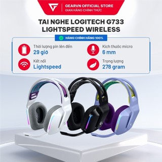 Tai nghe Logitech G733 LIGHTSPEED Wireless (Không dây/ 2.4 Ghz/ RGB)