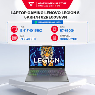  Laptop gaming Lenovo Legion 5 15ARH7H 82RE0036VN  R7 6800H  16GB DDR5  3050 TI  15.6 FHD 165HZ 100% sRGB  