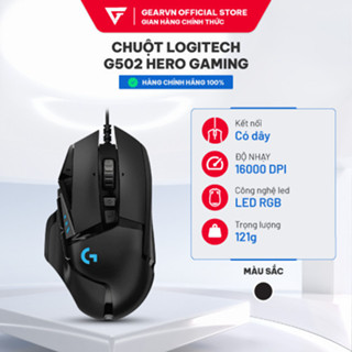 Chuột LOGITECH G502 Hero (RGB/16000dpi/11nút) Chính Hãng Giá Rẻ