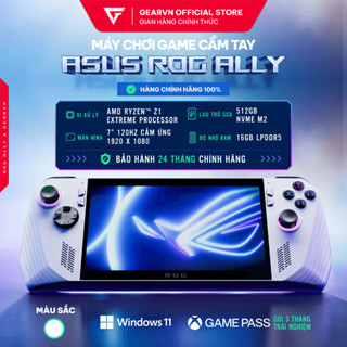 [Tặng ROG Ally Travel Case] Máy tính chơi game cầm tay  Asus ROG Ally White 16GB