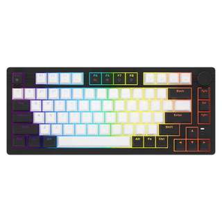Bàn phím cơ DareU EK75 White Black Firefly/ Dream switch