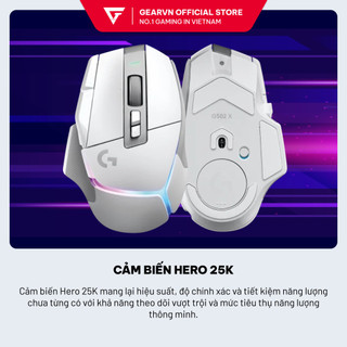 Chuột Logitech G502 X Plus LightSpeed Led RGB Hero 25K BH 24 tháng