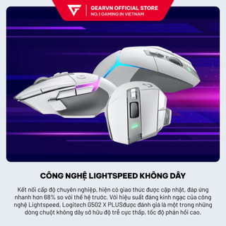 Chuột Logitech G502 X Plus LightSpeed Led RGB Hero 25K BH 24 tháng